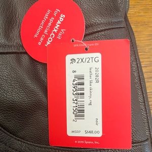 SPANX Brand New Never Worn Faux Leather Skinny Jean Control Pants Shapewear